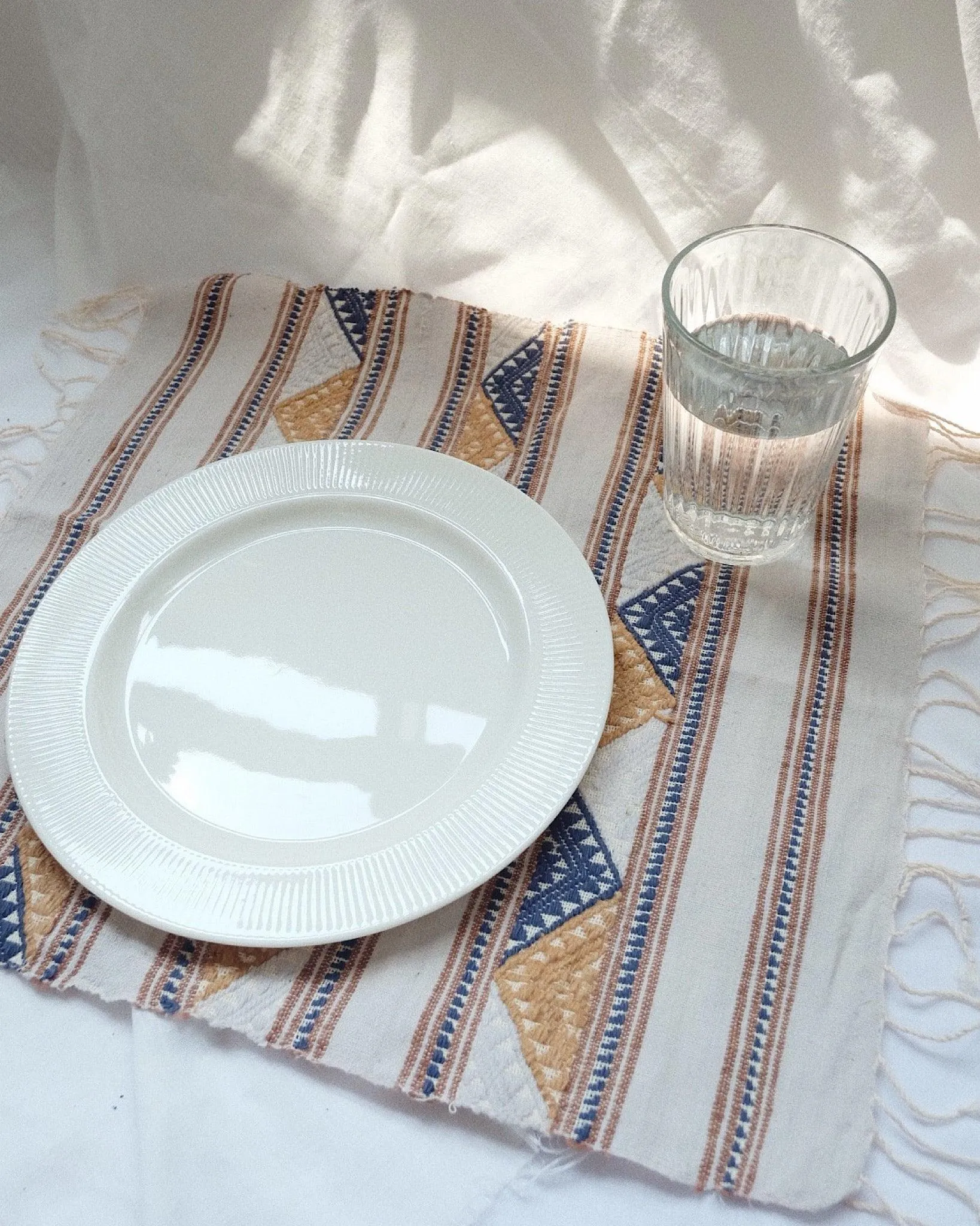 Tisa Vintage Handwoven Placemat/Runner