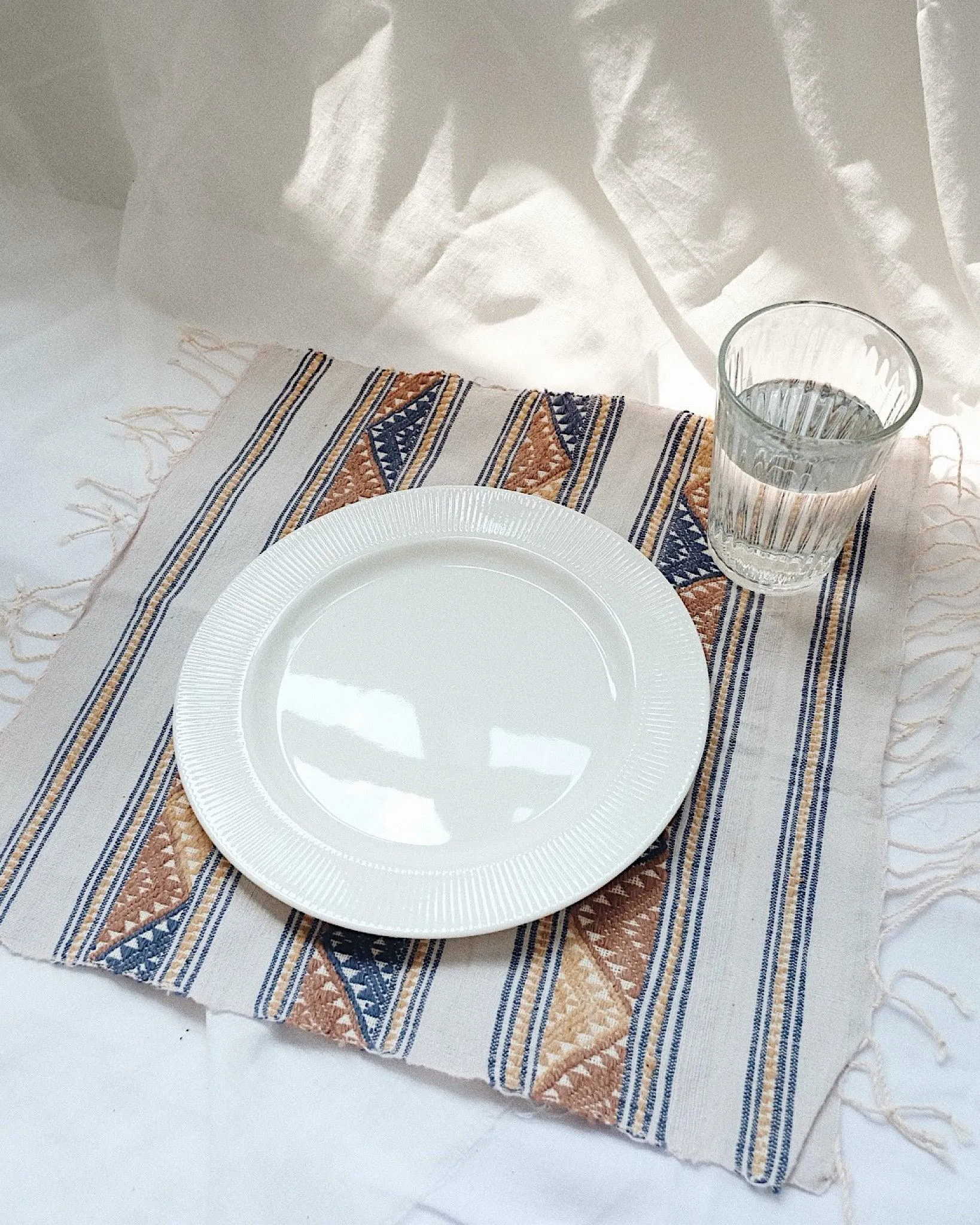 Tisa Vintage Handwoven Placemat/Runner