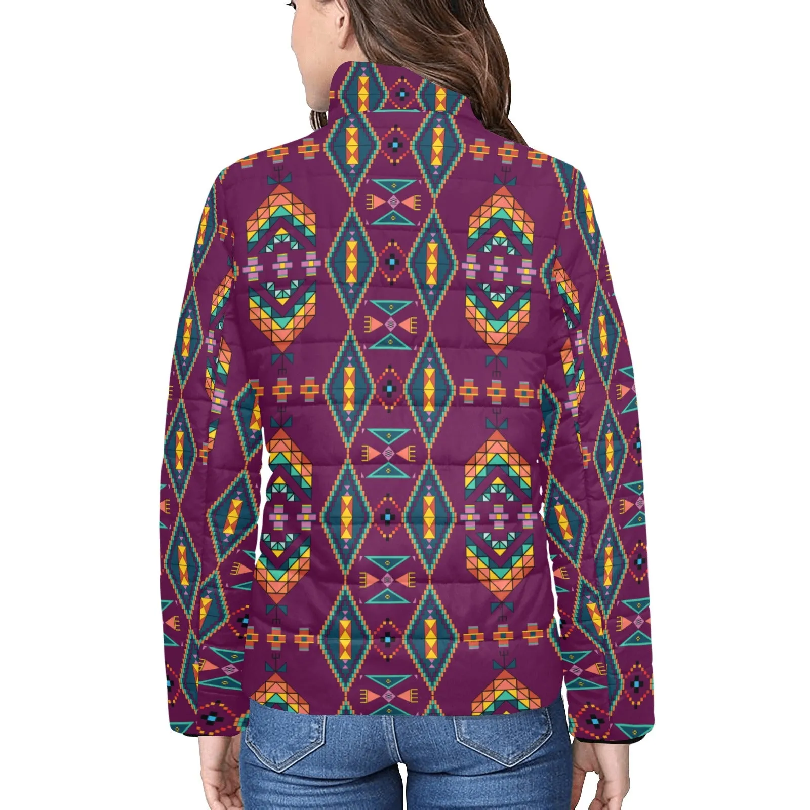 Travois Tipi Berry Women's Padded Jacket