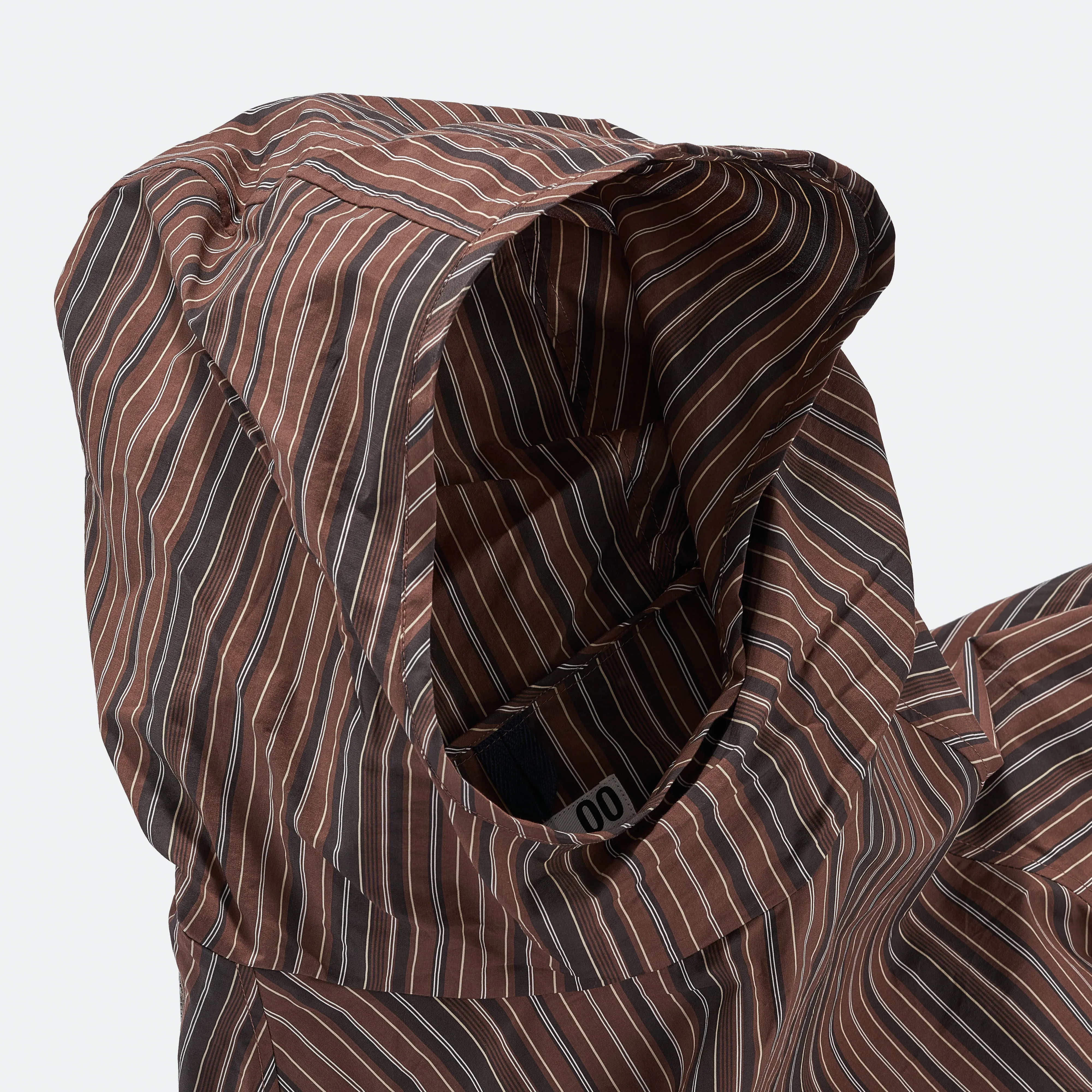 ts(s) - Multi Stripe Pullover Parka Brown