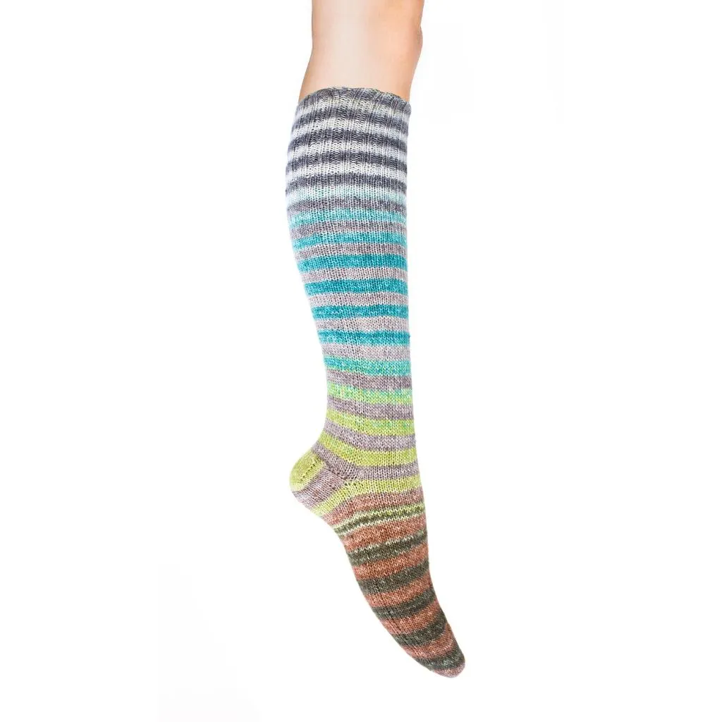 Uneek Sock Kits | 20 Unique Color Combinations | Self Striping Sock Kits