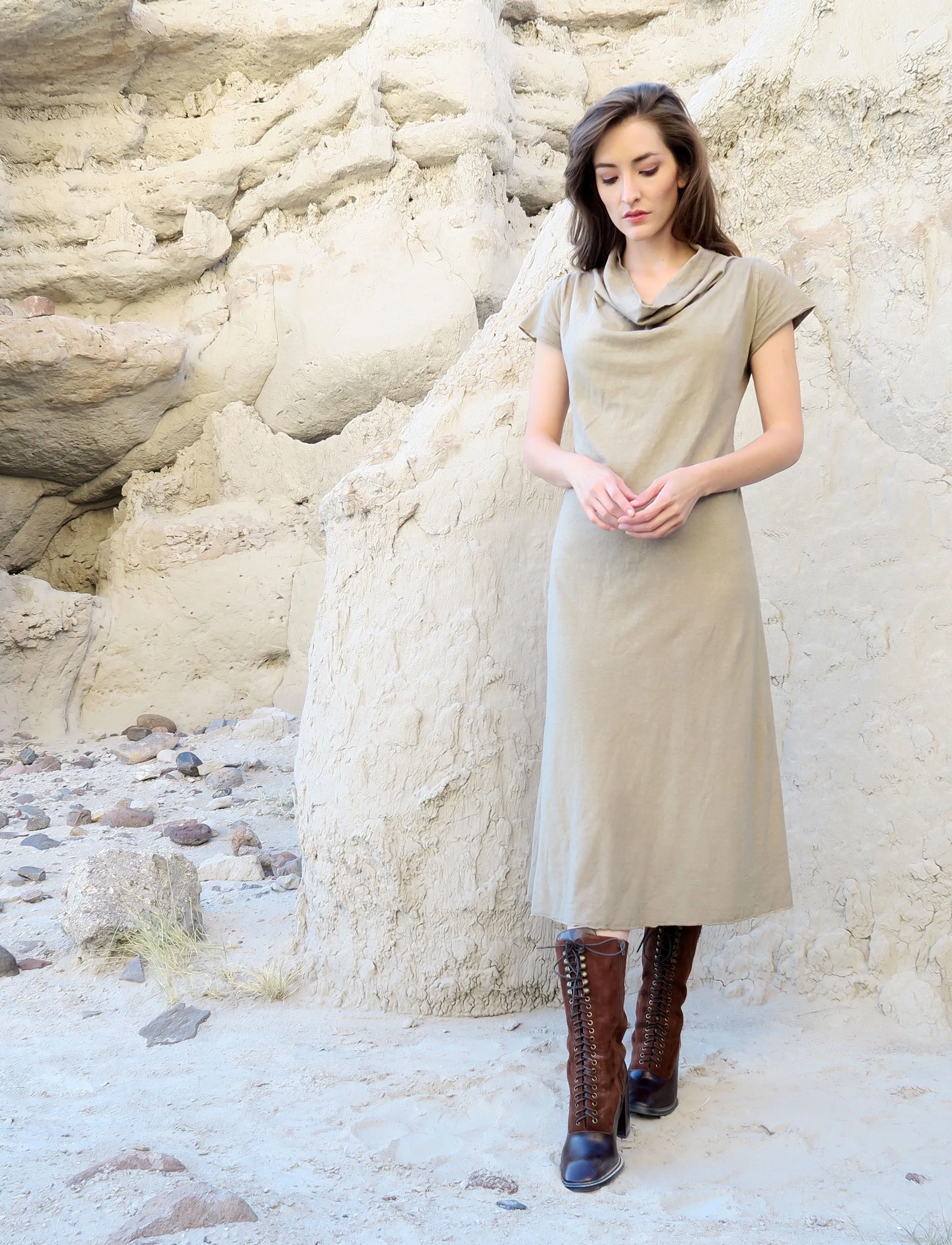 Vagabond Simplicity Below Knee Dress