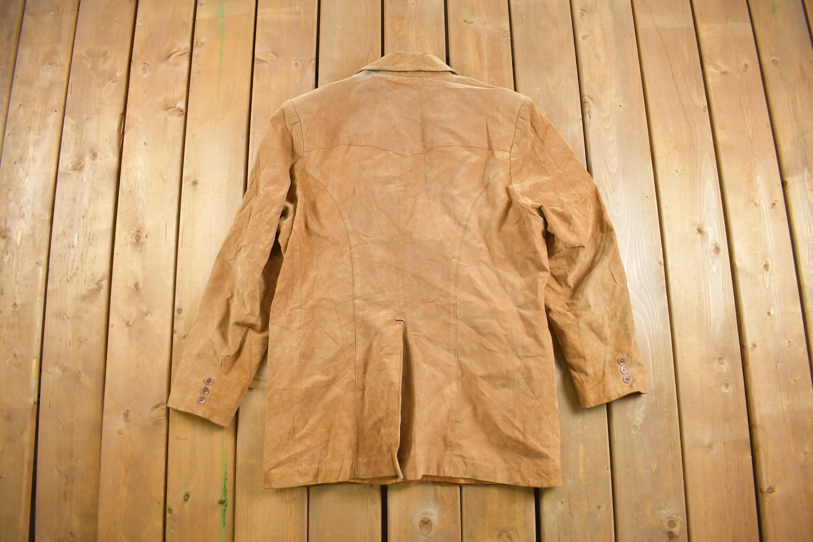 Vintage 1990s Scully Suede Leather Blazer