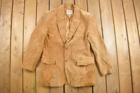 Vintage 1990s Scully Suede Leather Blazer