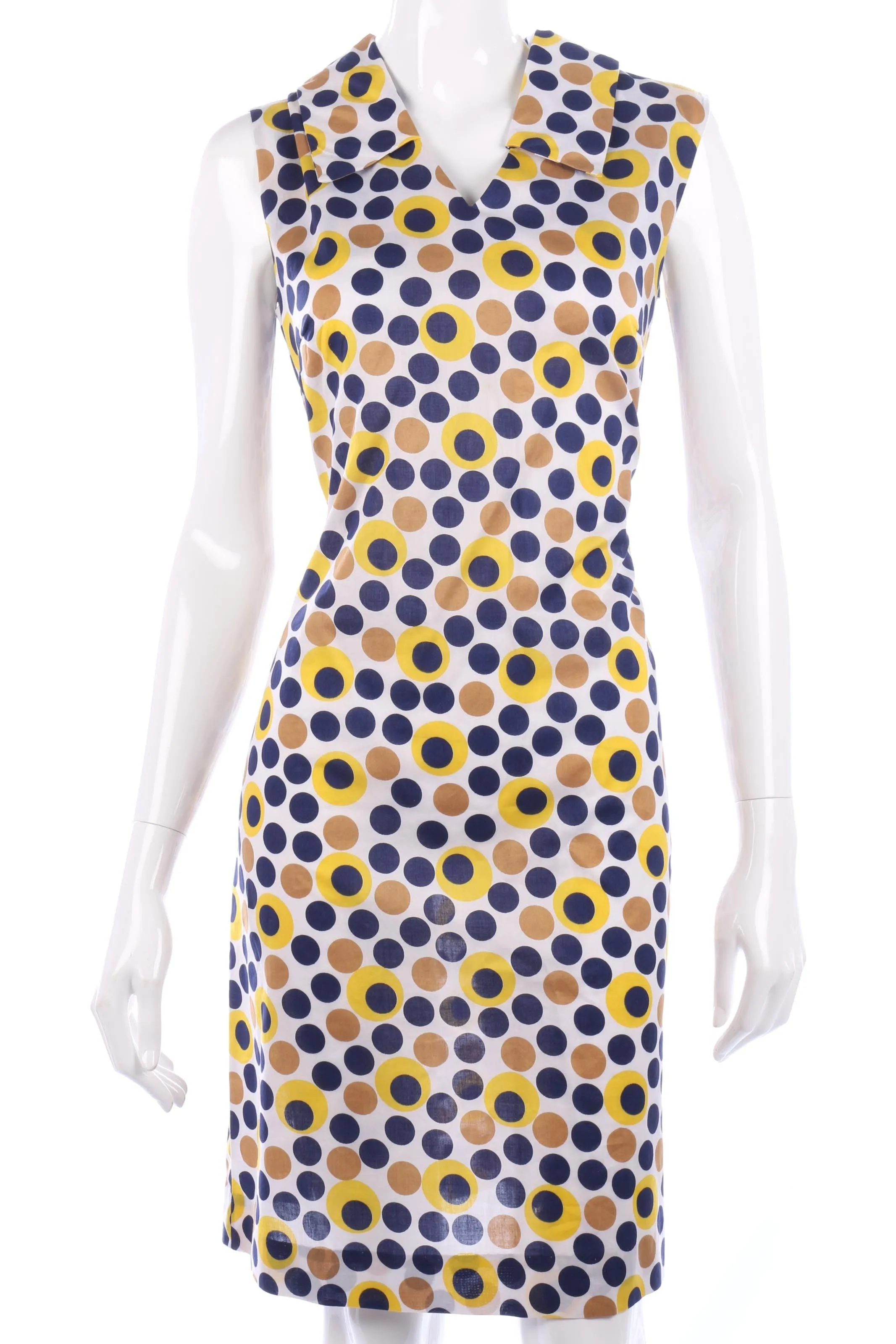 Vintage cotton polkadot dress. Size 10/12