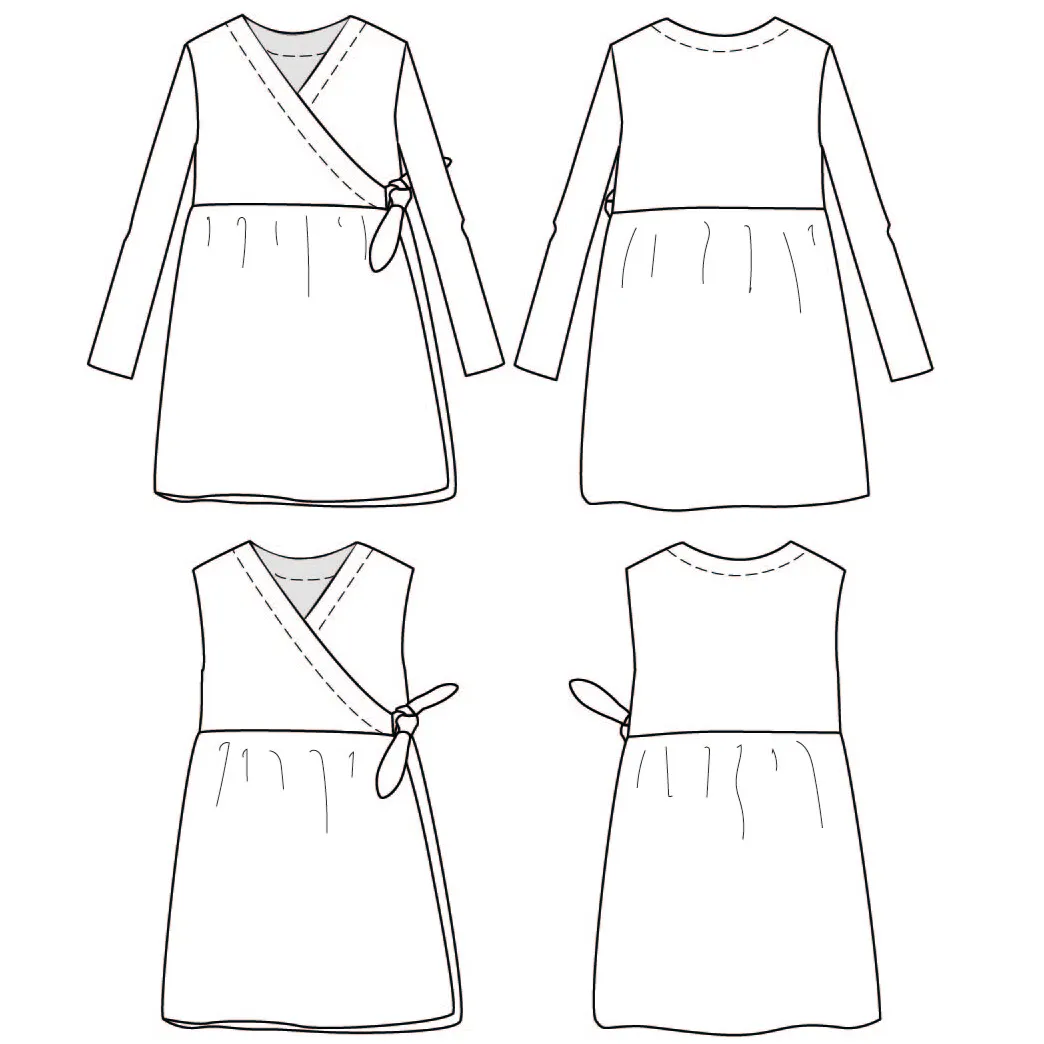 VIOLETTE dress - Girl 3/12Y - PDF Sewing Pattern