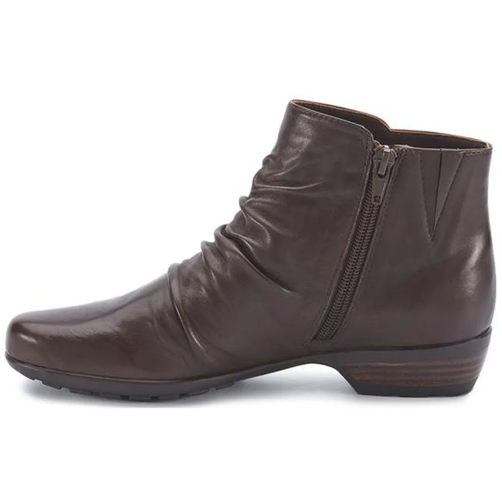 Walking Cradles Esme Brown Nappa Leather Bootie (Women's)