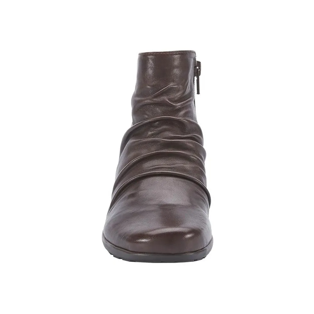 Walking Cradles Esme Brown Nappa Leather Bootie (Women's)