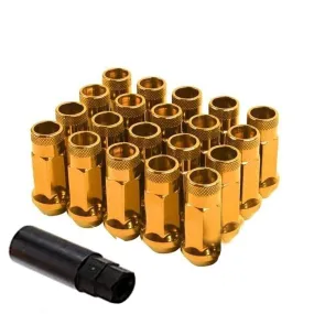 Wheel Mate Muteki SR48 Open End Lug Nuts - Orange 12x1.25 48mm for 2009  Nissan 370Z (whm32905O)