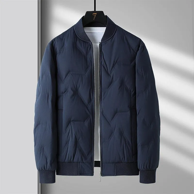 Winter Men's Business Casual Light Thin Warm Down Jacket