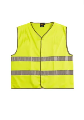 WS Hi Vis Safety Vest with Reflective Tape