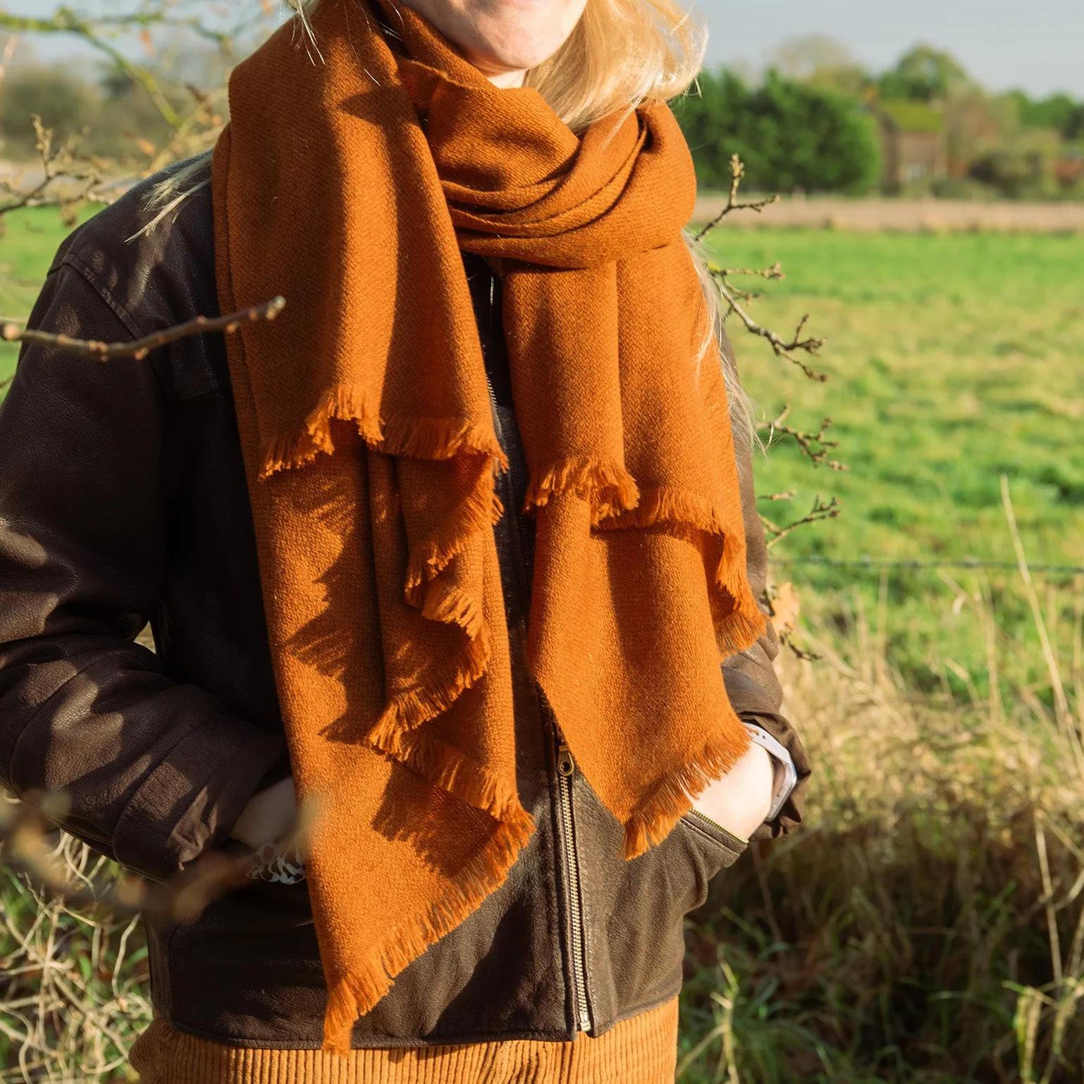 Yak Fringe Scarf by Cosi  - Choice of 3 Colours