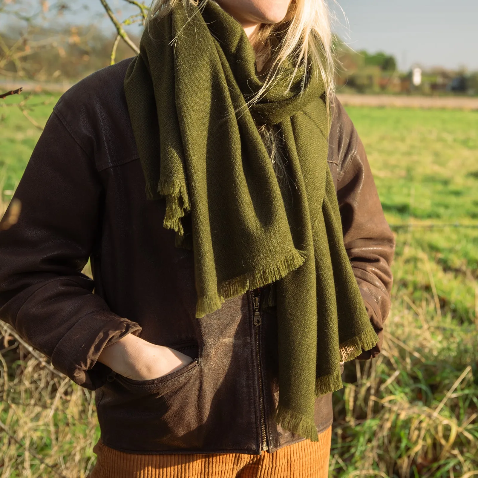 Yak Fringe Scarf by Cosi  - Choice of 3 Colours