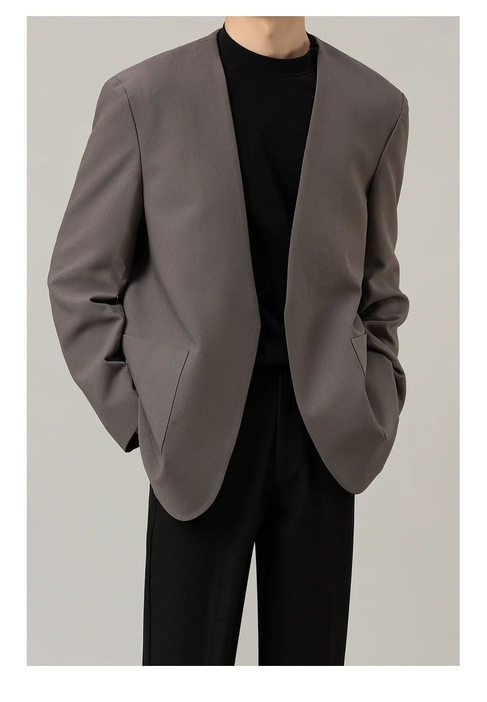 Zhou Sleek Two-Pocket Blazer